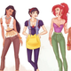 Image for article titled The Disney Princesses, if they lived in Williamsburg or Portland